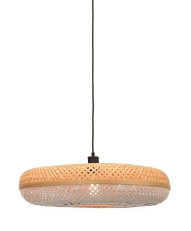 PALAWAN GOOD&MOJO hanging lamp, natural white, size L