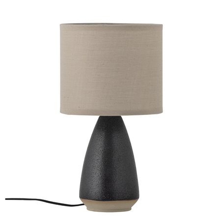 Paprica Table lamp, Black, Stoneware