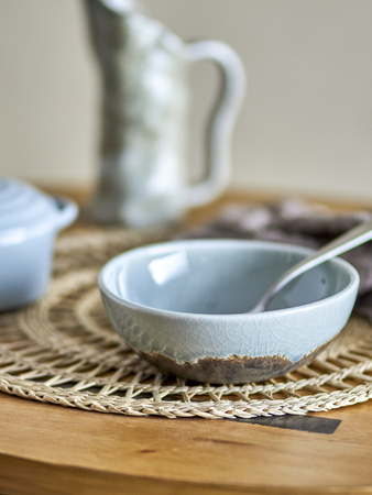 Paula Breakfast Set, Brown, Stoneware