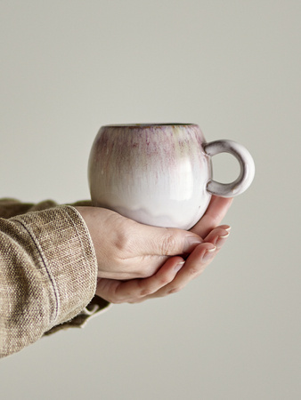 Paula Cup, Rose, Stoneware