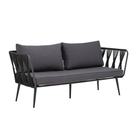 Pavone Fire-resistant Sofa, Black, Metal