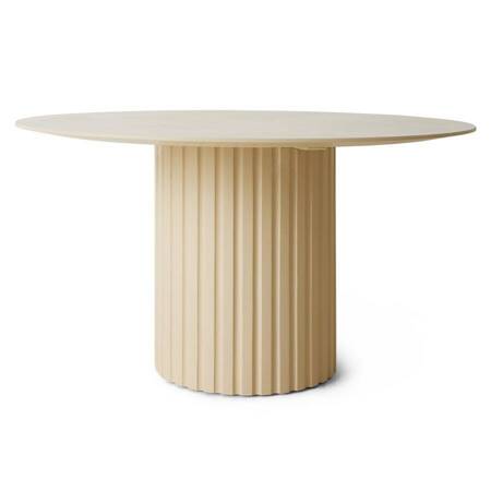 Pillar cream table