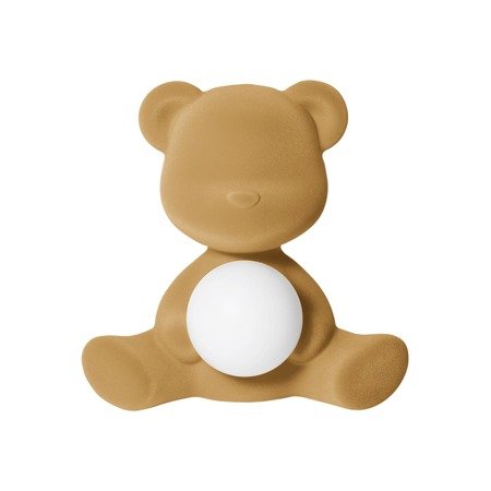 QEEBOO Teddy Girl Table Lamp Velvet Light Brown