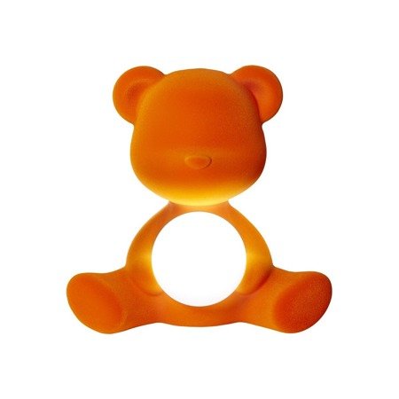 QEEBOO Teddy Girl Table Lamp Velvet Orange