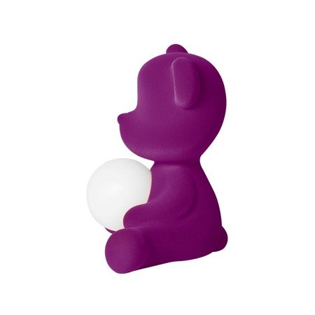 QEEBOO Teddy Girl Table Lamp Velvet Purple