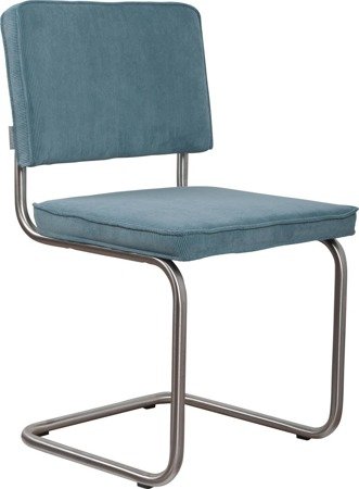 RIDGE BRUSHED RIB chair blue ZUIVER