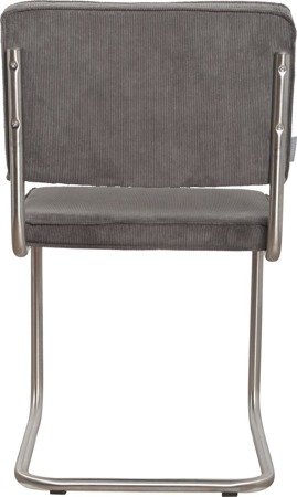 RIDGE BRUSHED RIB chair grey ZUIVER