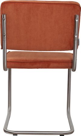 RIDGE BRUSHED RIB chair orange ZUIVER