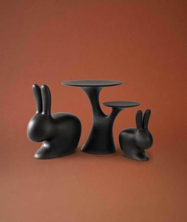 Rabbit Tree QeeBoo Table Black