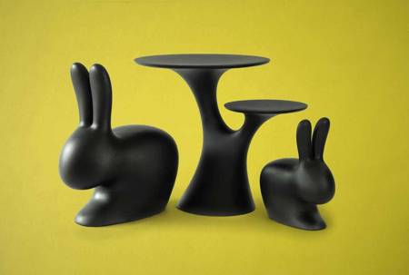 Rabbit Tree QeeBoo Table Black