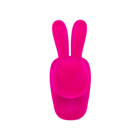 Rabbit velvet QeeBoo fuchsia children's chair