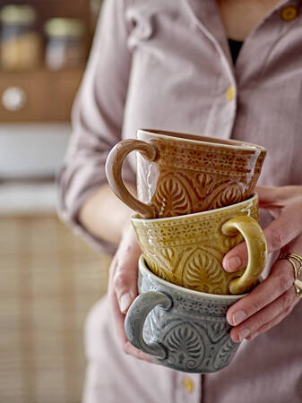 Rani Mug, Green, Stoneware