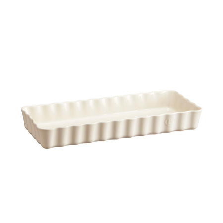 Rectangular Tart Dish - 36X15X5Cm - Cream