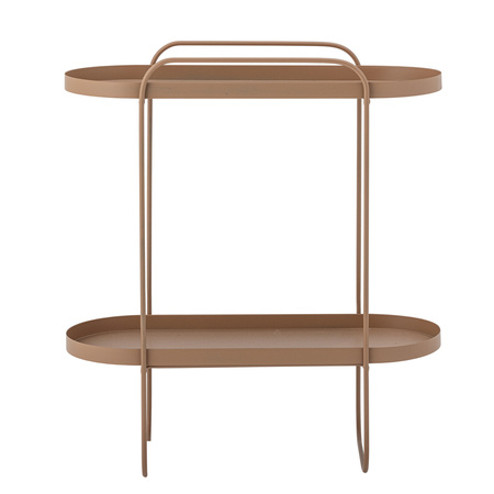 Reet Side Table, Brown, Metal