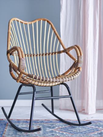 Reine Rocking Chair, Nature, Rattan