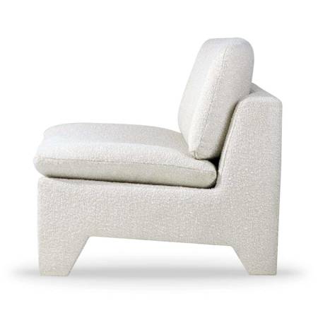 Retro Cream Lounge Chair