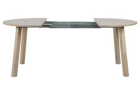 Round extendable table WOOOD Lange wooden