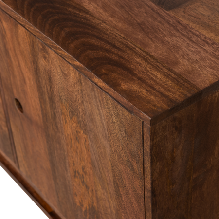 STAES chest of drawers mango wood brown