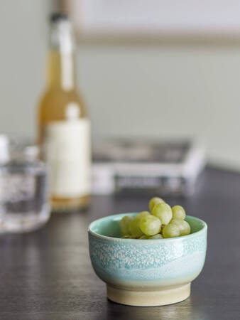 Safie Bowl, Green, Stoneware