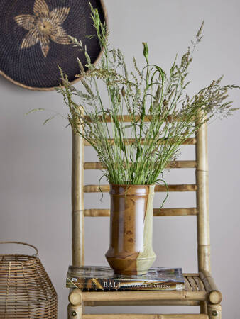 San Serving Tray, Brown, Rattan