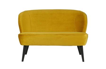 Sara sofa small velvet ocher