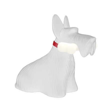 Scottie lamp white