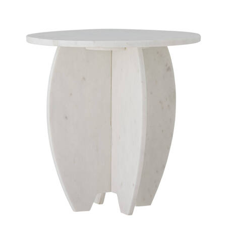 Sendai Pedestal, White, Marble