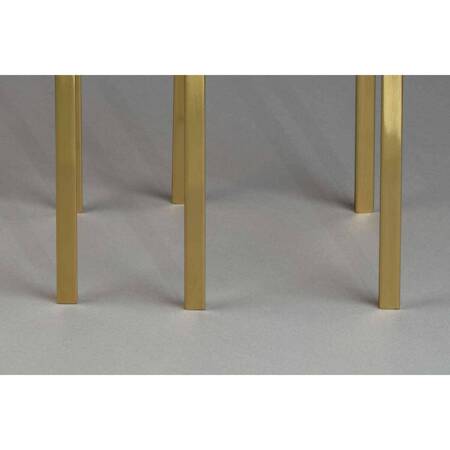 Set of 2 DUTCHBONE BANDHU coffee tables gold