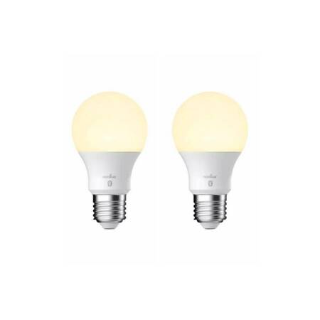 Set of 2 SMART Nordlux milky Bulbs, E27 (App-Controlled)