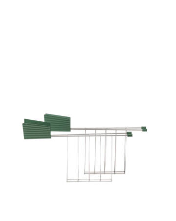 Set of Two Green ALESSI PLISSE Toaster Frames