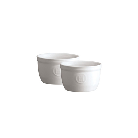 Set of Two Ramekin Baking Bowls - N°9 - White