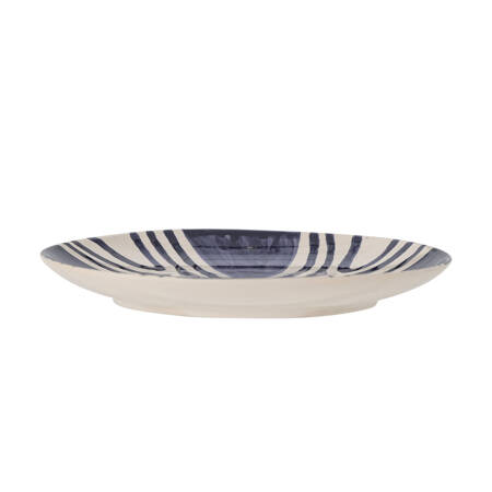 Shama Plate, Blue, Stoneware