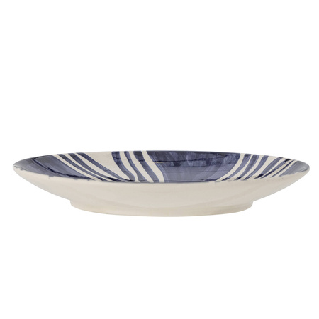 Shama Plate, Blue, Stoneware