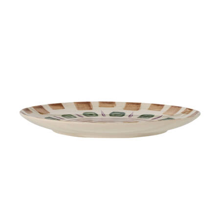 Shama Plate, Green, Stoneware