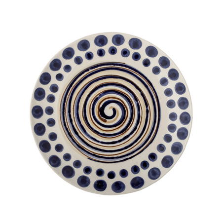 Shama Plate, Orange, Stoneware