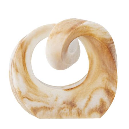 Swirl Deco, Brown, Polyresin