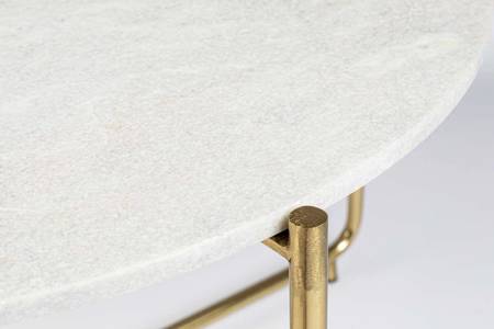 TIMPA coffee table white marble