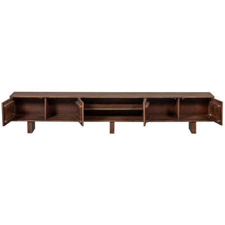 TV cabinet LAVISH wood brown