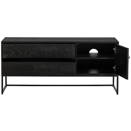 TV cabinet SILAS 120cm black ash