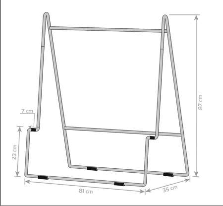 TV stand EVA SOLO CARRY black