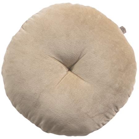 TWINKLE round cushion velvet sand Ø45cm