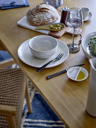 Taupe Bowl, Grey, Stoneware