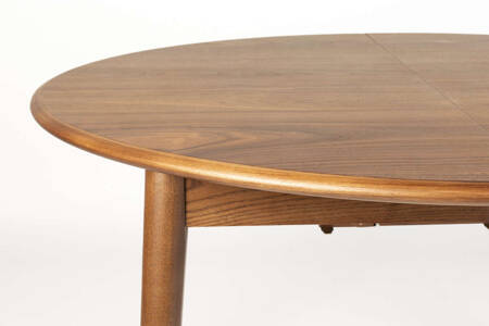 Twist round table 120/160 dark ash