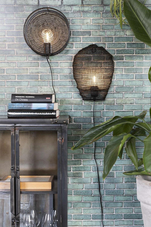 UNIQUE LEA black wall lamp