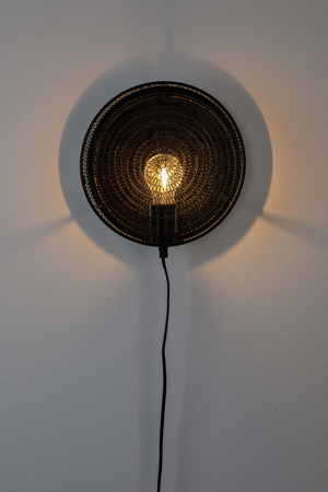 UNIQUE LEA black wall lamp