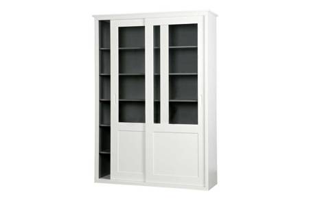 VINCE wardrobe, sliding doors, white - WOOOD