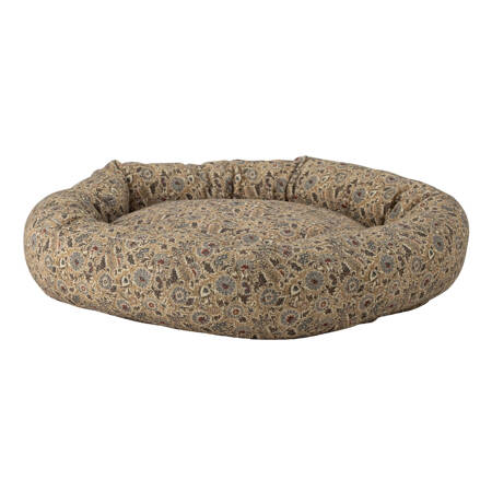 Vittoria Dog Basket, Brown, Cotton