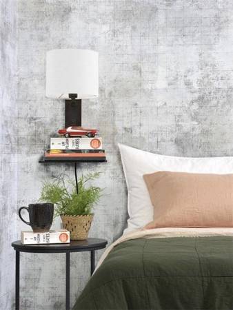 Wall lamp with shelf ANDES GOOD&MOJO black and white