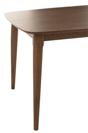 Wooden Rectangular Table J-line brown