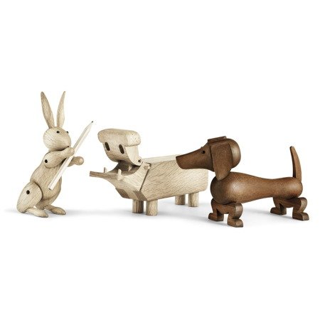 Wooden decoration KAY BOJESEN Dog natural